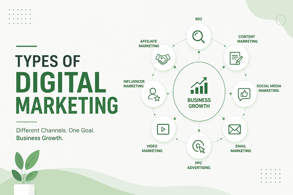 Types of Digital Marketing Every Business Must Know: The Powerful Complete 2026 Guide