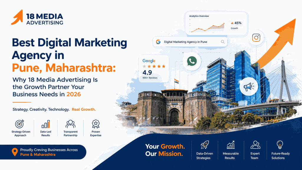 Best Digital Marketing Agency in Pune, Maharashtra: Why 18 Media Advertising Is the Growth Partner Your Business Needs in 2026