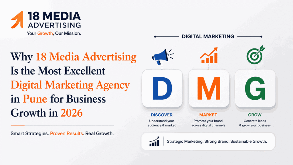 Digital Marketing Agency in Pune helping businesses achieve growth in 2026 through branding, digital strategies, lead generation, and online marketing solutions.