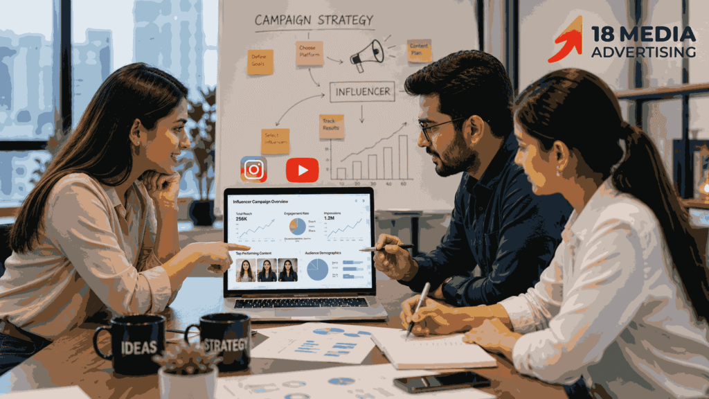 Beauty influencer marketing agency in Pune planning campaign strategy