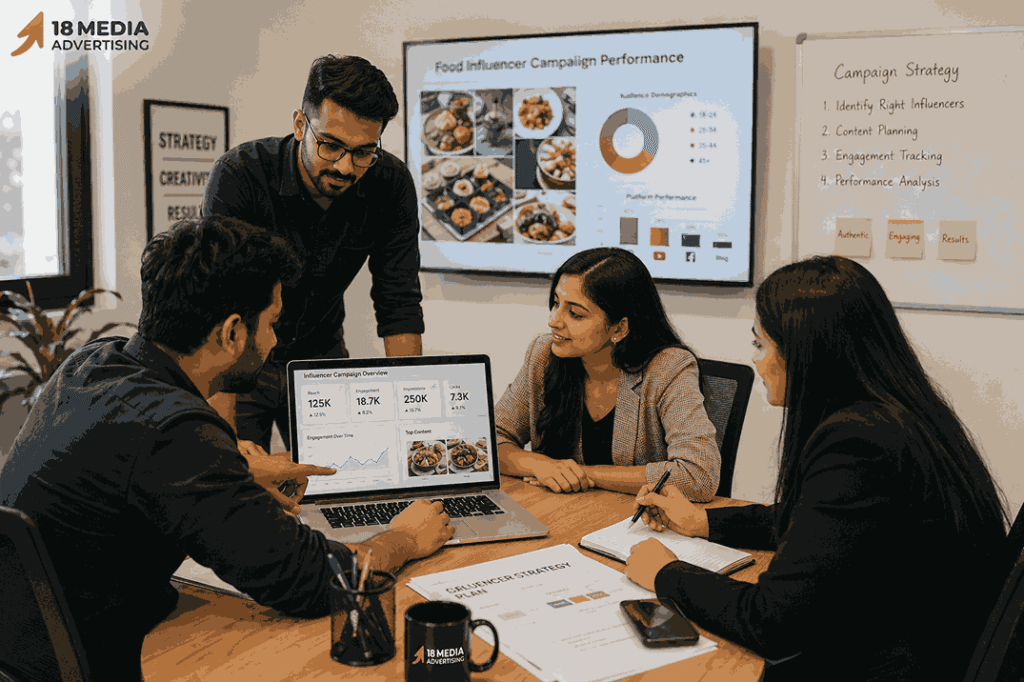 Statistics showing impact of Food Influencer Marketing Company In Pune