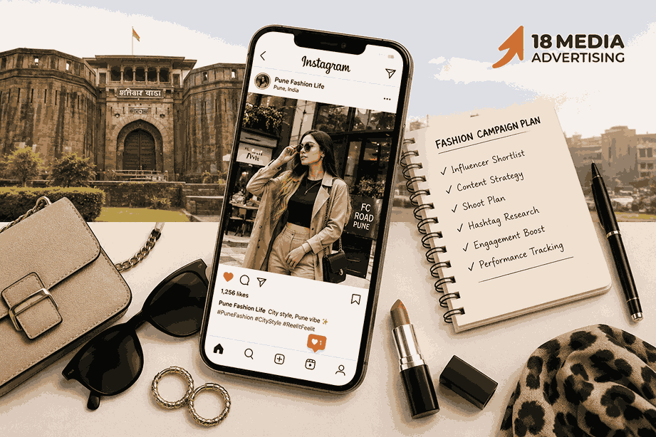 Instagram Fashion Influencer Marketing Agency in Pune managing a fashion campaign