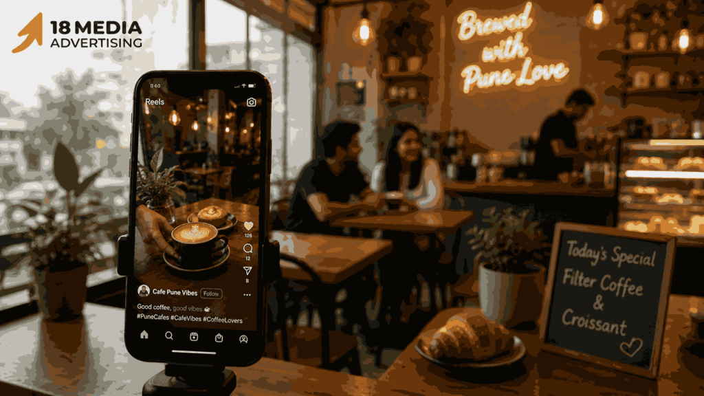 Local Pune café growth through Professional Instagram Marketing Company In Pune strategy