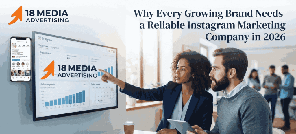 Instagram Marketing Company team analyzing growth strategy and Instagram analytics in 2026
