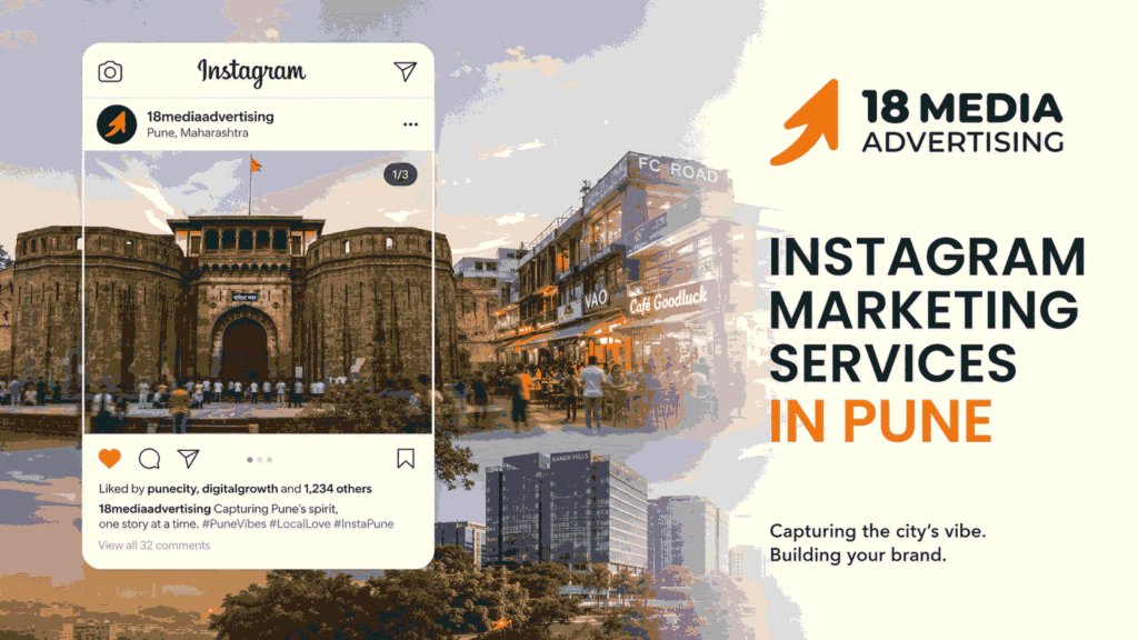 Instagram Marketing Services In Pune capturing the city's local culture and vibe