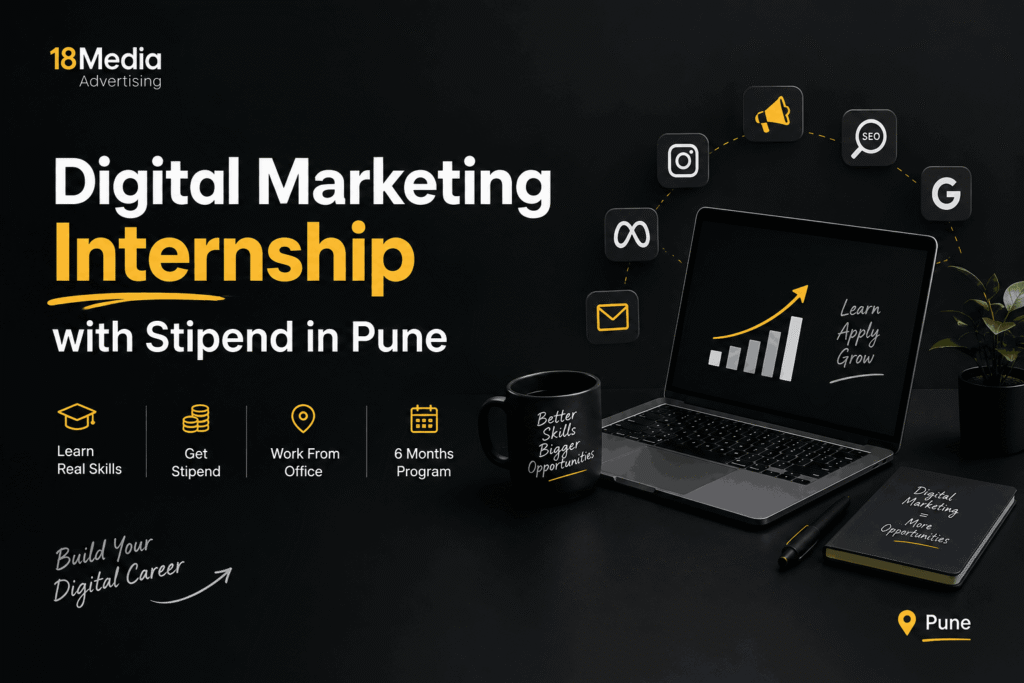 Digital Marketing Internship with Stipend in Pune