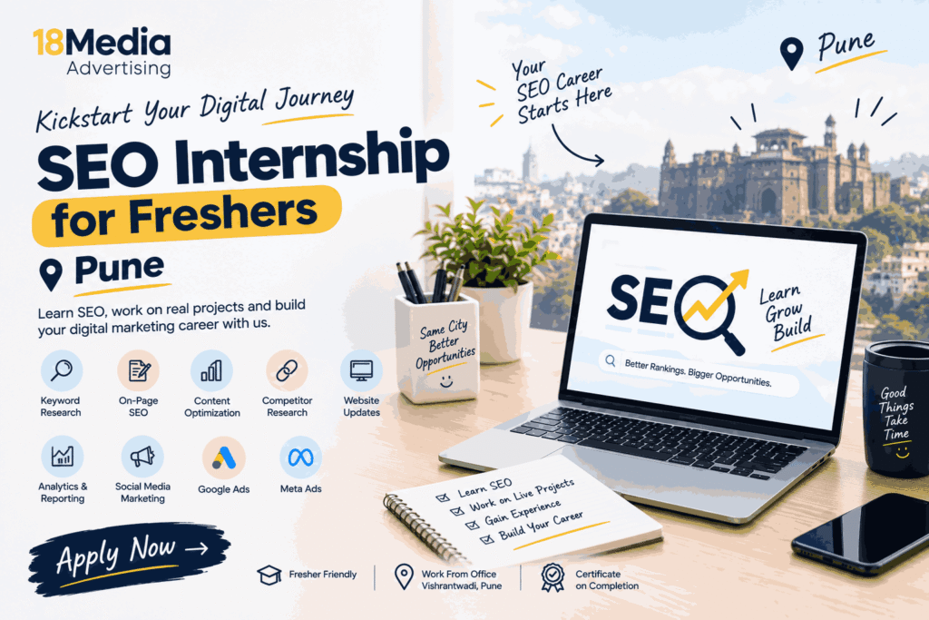 SEO Internship for Freshers Pune