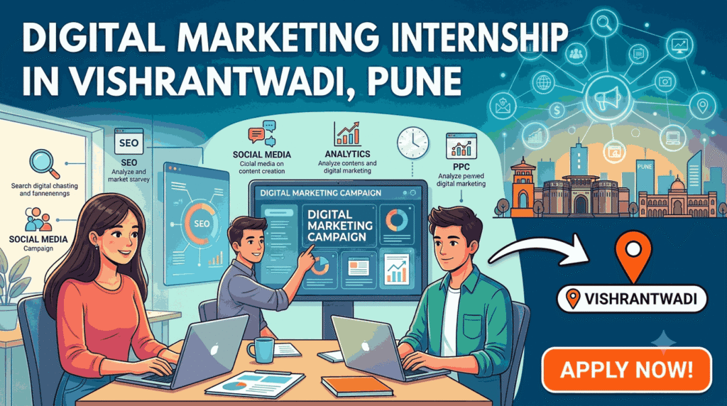 Digital Marketing Internship in Vishrantwadi