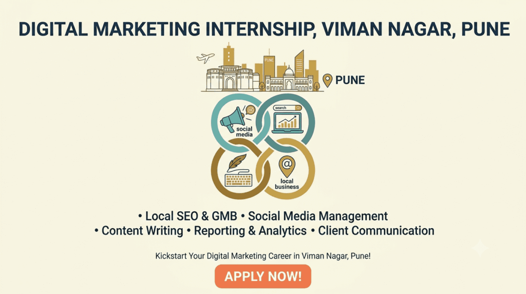 Digital Marketing Internship Viman Nagar Pune